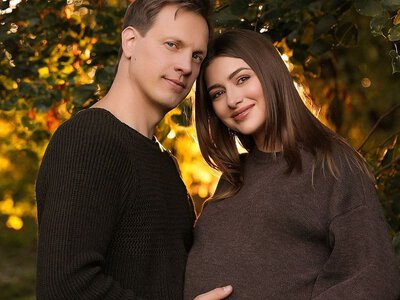 Катерина Тишкевич потанцювала з чоловіком і новонародженим сином просто в пологовому