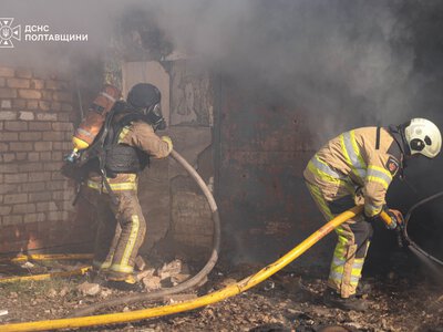 У Полтаві після російського удару спалахнули пожежі: є постраждалі (фото)