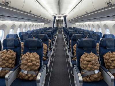 Картопляний тест від Boeing: чому інженери використали овочі для покращення бездротового інтернету на борту