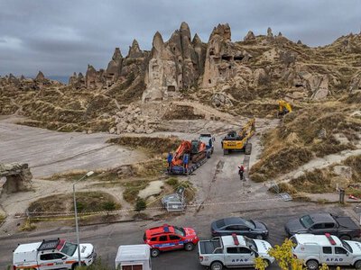 Внаслідок обвалу скелі в Каппадокії число загиблих зросло до трьох осіб