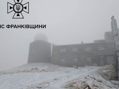 На горі Піп Іван мороз до -6°С: актуальна погода у високогір’ї Рахівщини