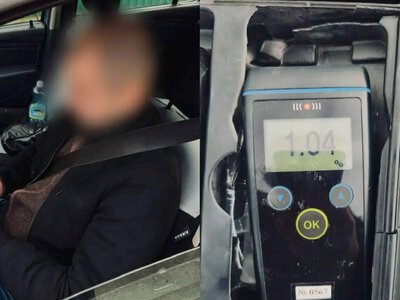 1,04 проміле та проїзд на жовтий: у Рівному патрульні зупинили нетверезого водія